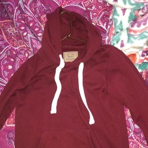 Plain Maroon Hoodie